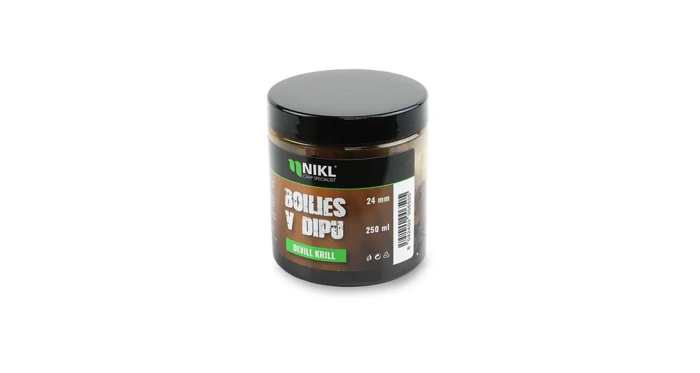 Poslední šance - Nikl Boilies v dipu Devill Krill 250ml