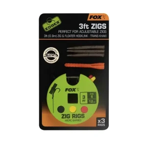 Fox Návazec Edges Zig Rig 12lb, 3ks | Jen dnes