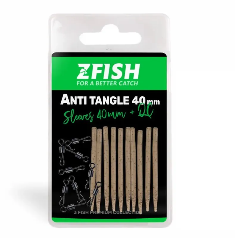 Zfish Sada Převleků Anti Tangle SET Sleeves + QC 10ks | Žádaný produkt