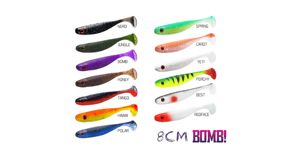 Umělá nástraha BOMB! Rippa / 5ks 8cm/BOMB | Výhodná nabídka