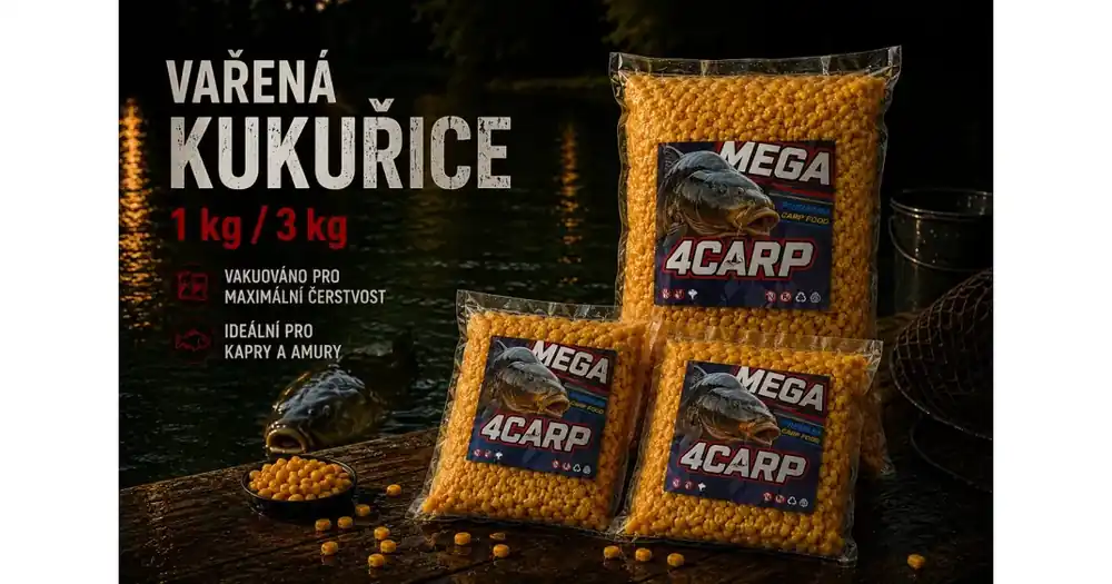 4Carp Kukuřice vařená 5kg | Objednat nyní