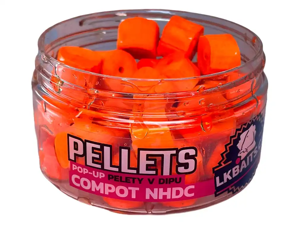 Koupit nyní - LK Baits Pelety v dipu Compot NHDC 60g