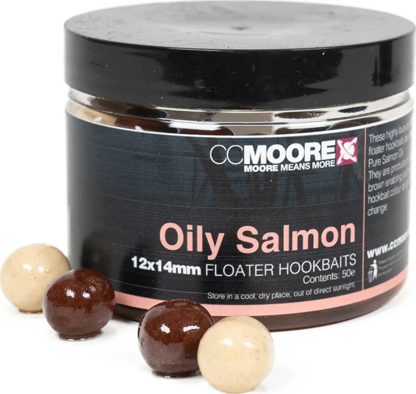 Špičková kvalita - CC Moore Boilie Oily Salmon Floater Hookbaits 12x14mm