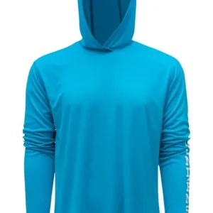 Ušetřete nyní - Grundéns UV Triko Tough Sun Hoodie Azure