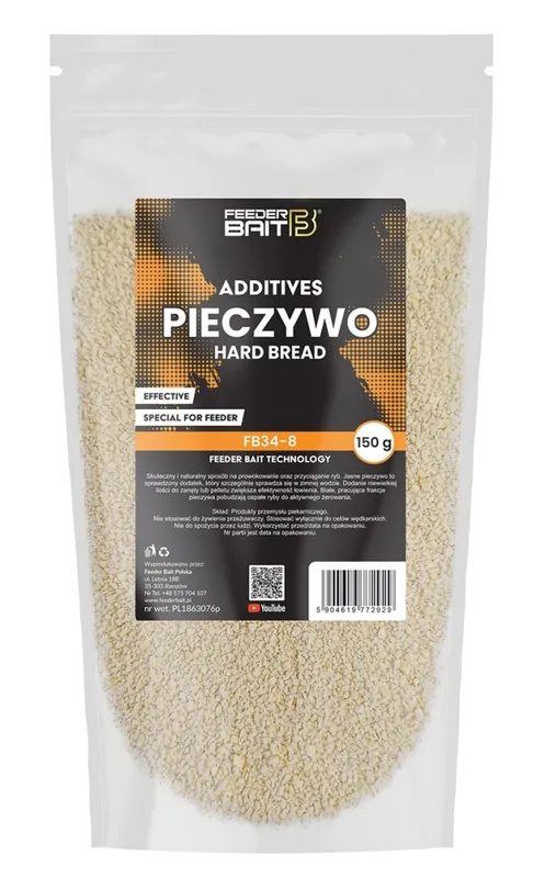 FeederBait Směs White Hard Bread 150g - Akce