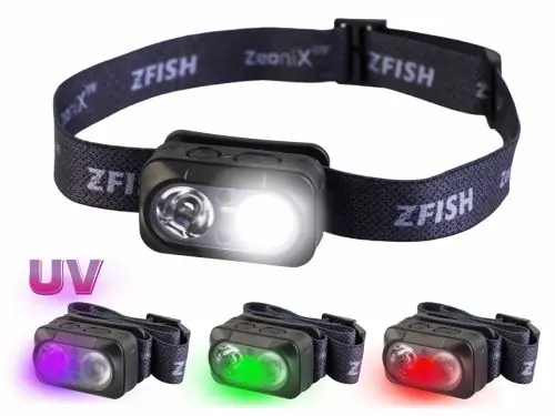 Objednejte dnes - ZFISH Čelovka Zeonix UV