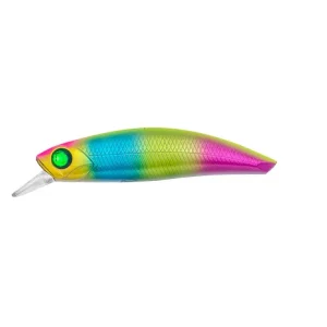 Zvýhodněná cena | Wobler Curve Minnow - 6 cm/7,1 g/potápivý/modro-zeleno-růžová