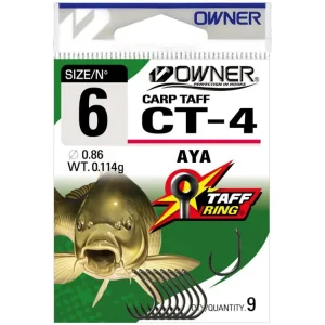 Háček Owner CT-4 s očkem, bal. 8ks, vel.4 - Novinka v nabídce