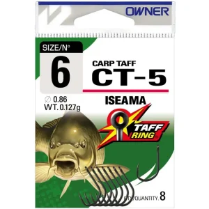 Zvýhodněná cena | Háček Owner CT-5 s očkem, bal. 8ks, vel.6
