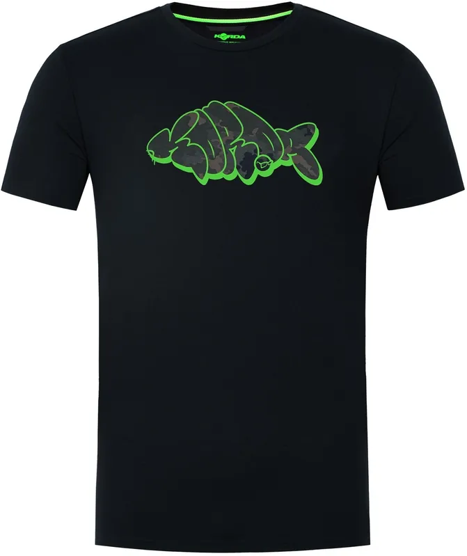Tričko Korda Outline Tee Black Velikost XXXL | Přidat do košíku