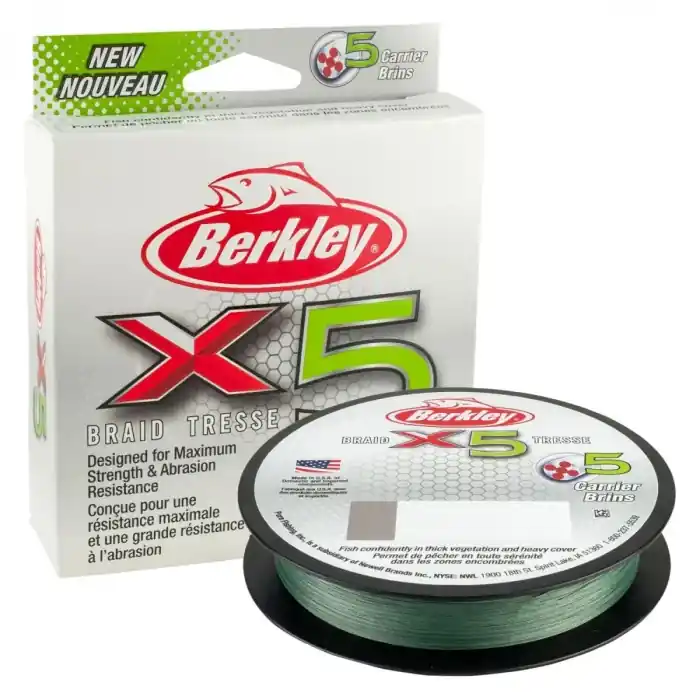 Šňůra Berkley X5 Low Vis Green 2000m 0,06mm 6,4kg | Výhodná cena