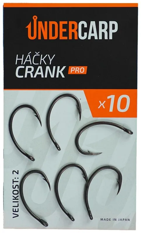 10ks - Háček UnderCarp Crank PRO Velikost 2 | Ihned k objednání