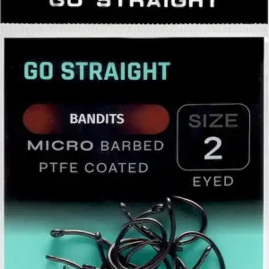 10ks - Háčky Go Straight Bandits Microbarbed Velikost 2 | Tovární cena