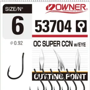 Háček Owner OC Super CCN + Cutting Point 53704 Velikost 9 (9ks) - Nově k dispozici