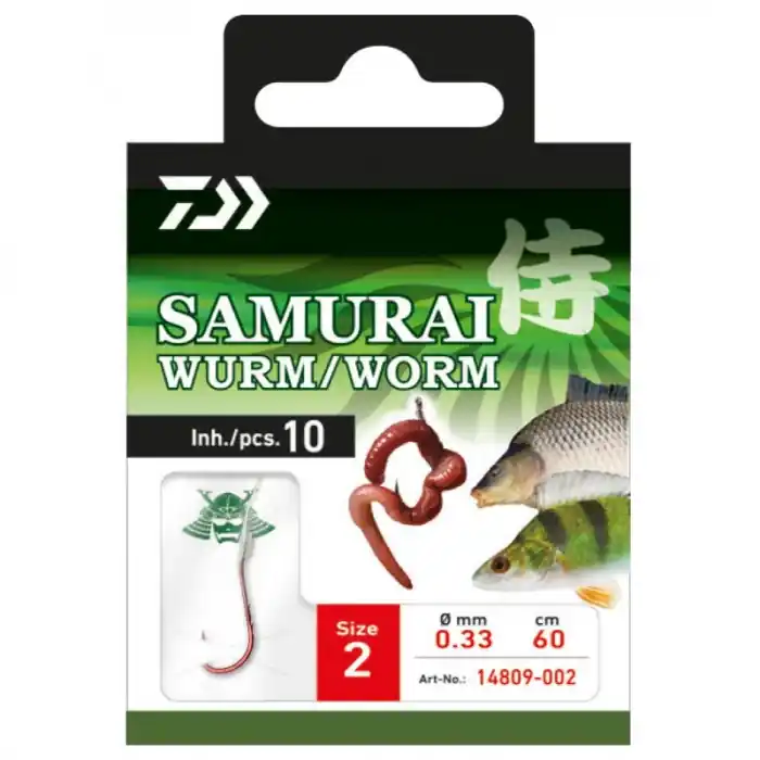 10ks - Háčky Daiwa Samurai Rousnice Velikost 1 | Přidat do košíku