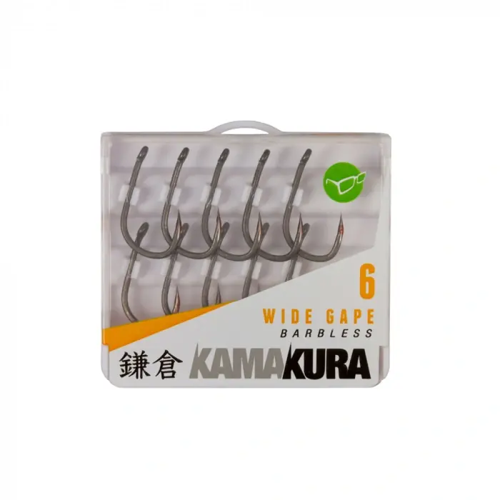 10ks - Háček Korda Kamakura Wide Gape Barbless Velikost 8 - Skladem