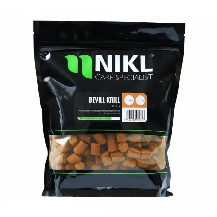 Super nabídka | Pelety Nikl Devill Krill 18mm 1kg s Dírkou