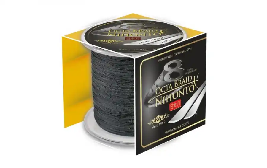 Akční cena | Pletená Šňůra Mikado Nihonto Octa Braid Black 300m