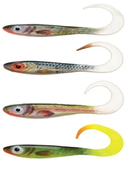 Gumová Nástraha Abu Garcia McPerch Curly Svartzonker Real 8cm Poach - Kupte nyní