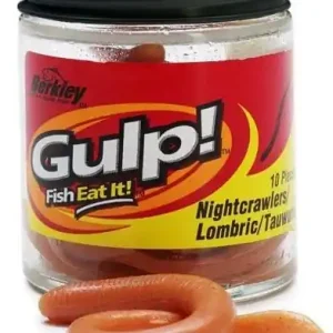 10ks - Gumová nástraha Berkley Gulp! Nightcrawler 15cm 70g Natural | Doprodej