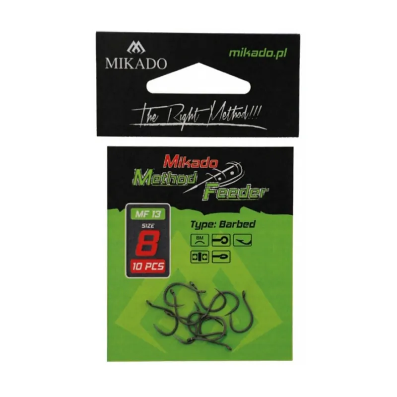 10ks - Háček Mikado Method Feeder Velikost 4 - Snadné objednání