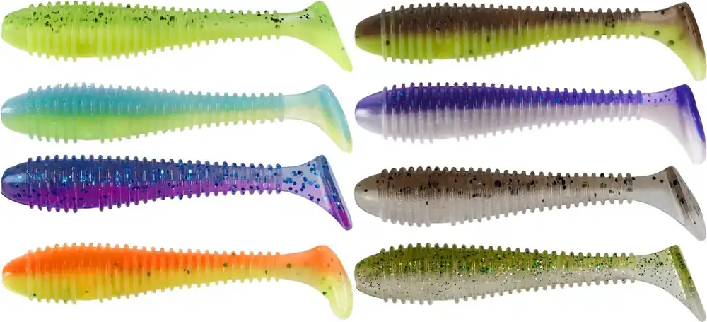 6ks - Gumová Nástraha SELECT Fatfish 3" 7,6cm Barva 800 | Pořiďte si nyní