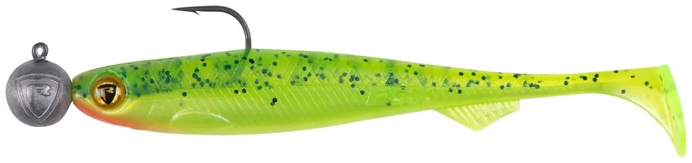 Gumová Nástraha Rage Slick Shad 9cm Lemon Tiger UV | Premium