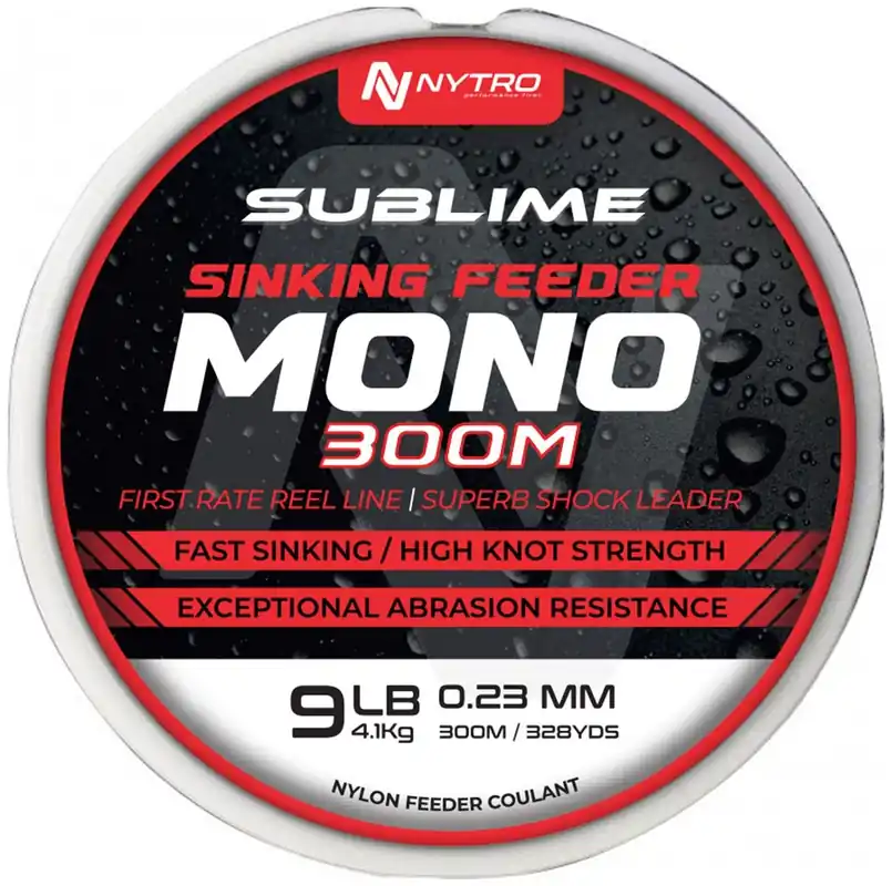 Vlasec Nytro Sublime Sinking Feeder Mono 300m 0,23mm - Právě přidáno
