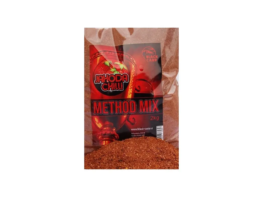Špičková kvalita | BLACK CARP Method mix Jahoda-Chilli 2kg
