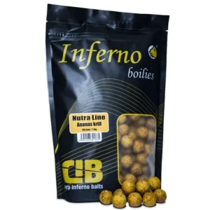 Carp Inferno Boilies Nutra Line - Ananas Krill 1kg | Snadné vrácení