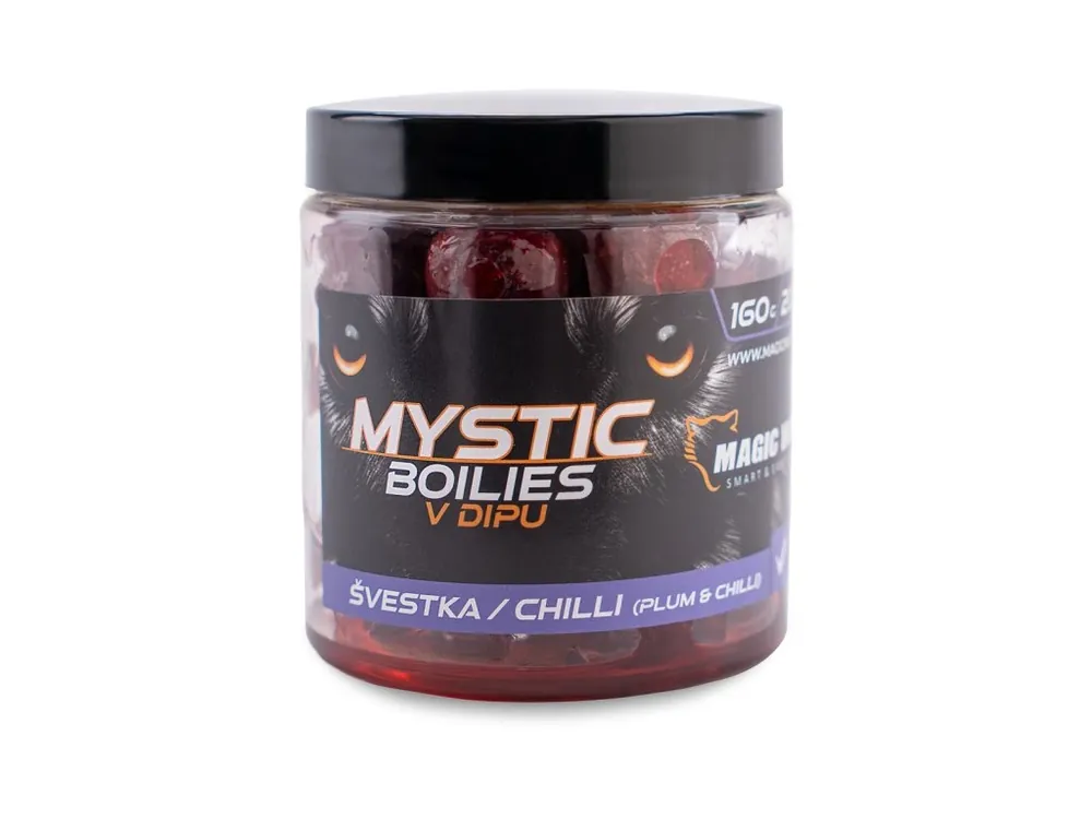 Objednat nyní - Magic Wolf - MYSTIC Boilies v dipu 20mm / 160g