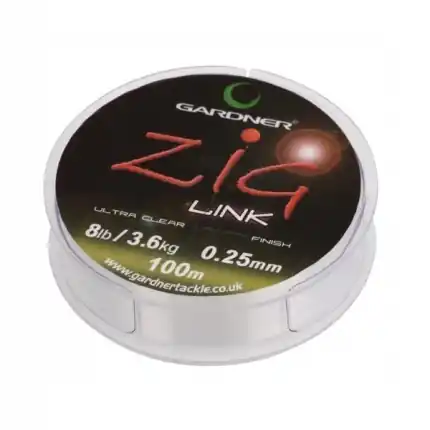 Rychlé odeslání | Vlasec Gardner Zig Link Clear 100m 0,28mm/4,5kg (10lb)