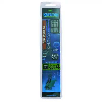 Do košíku - Kryston hotové návazce - 2ks Synx Ronnie Rig 30lb háček č. 4