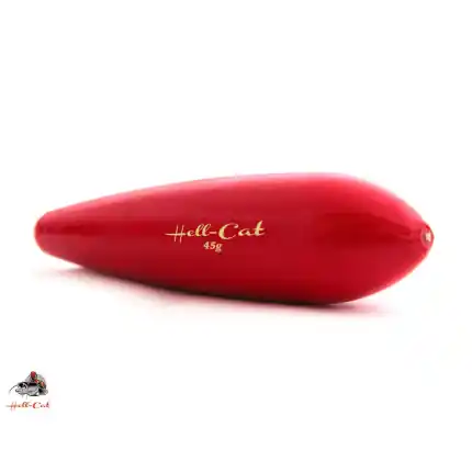 Hell-Cat Podvodní splávek zvukový červený 65g | Zlevněno