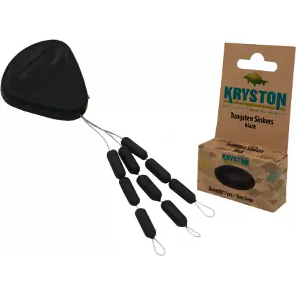 Jen pár kusů | Kryston Tungsten - Těžítka na návazec medium 9ks