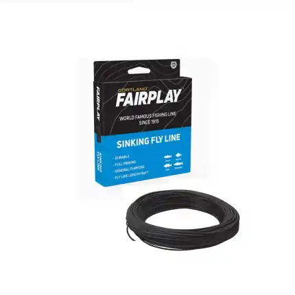 Cortland muškařská šnůra FairPlay Sinking TYPE 2 Black Fresh/Salt WF7S 84ft | Akční sleva