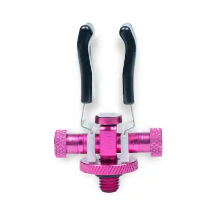 Garda klipy, hrazdy, uši - Klip na prut nastavitelný hot pink - Právě dorazilo