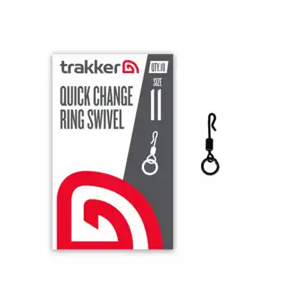 Trakker Obratlíky s kroužkem Quick Change Ring Swivel vel.11, 10ks - Objednejte nyní