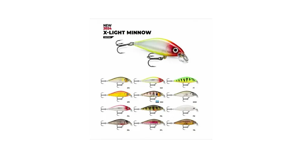 Wobler Rapala X-Light Minnow 05_GGIU | Objednat nyní