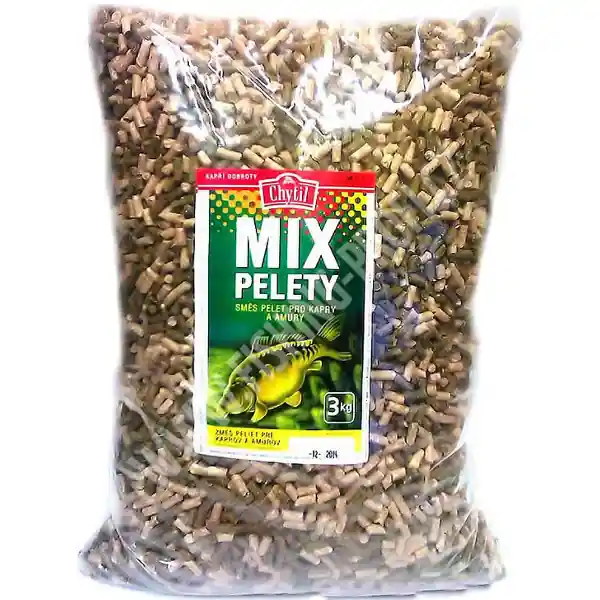 CHYTIL Mix Pelety Granulované 3kg - Profesionální kvalita