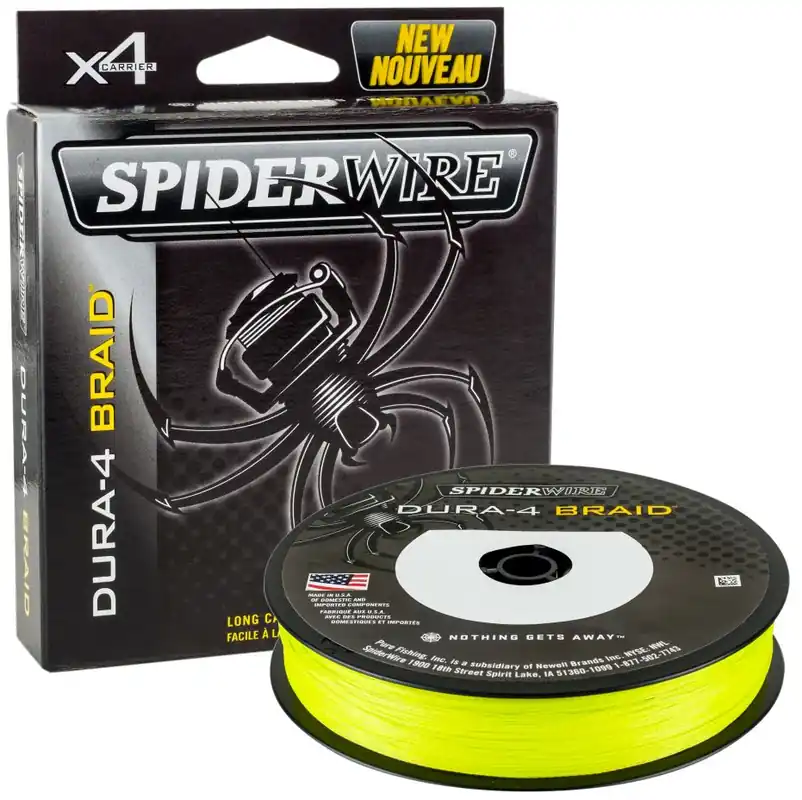 Rychlé dodání - SPIDERWIRE Šňůra Dura-4 Braid Yellow 150m 0,10mm