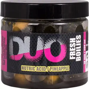 LK BAITS Boilies DUO X-Tra Fresh Nutric Acid & Pineapple 200ml 18mm - Velmi populární