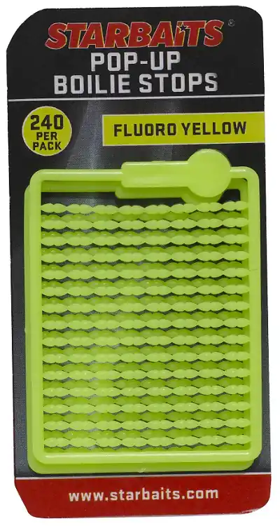 STARBAITS Zarážky na boilies Pop-up Boilie Stops Fluoro Yellow | Novinka v nabídce