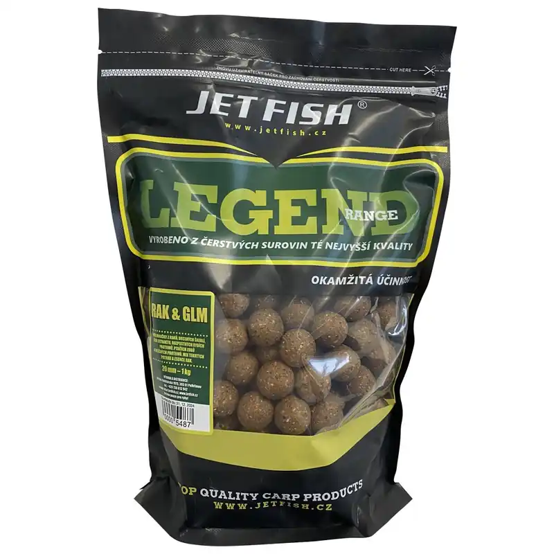 Bestseller | JET FISH Boilie Legend Range Rak & GLM 250gr 20mm