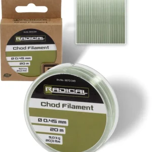 Speciální nabídka | RADICAL Návazcový vlasec Chod Filament 20m 0,45mm 9kg