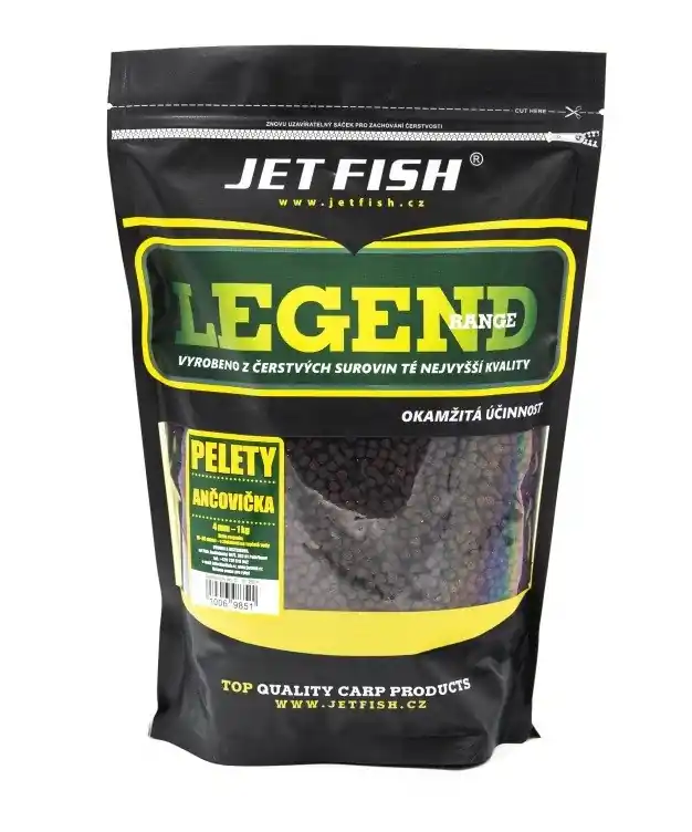JET FISH Pelety Legend Range Ančovička 1kg 4mm | Akční sleva