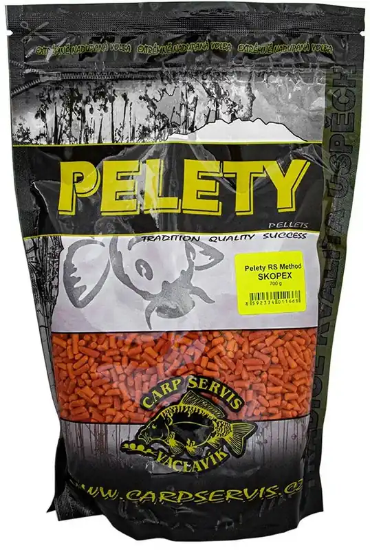 VÁCLAVÍK Pelety RS Method Scopex 700g 3-4mm - Cenový hit
