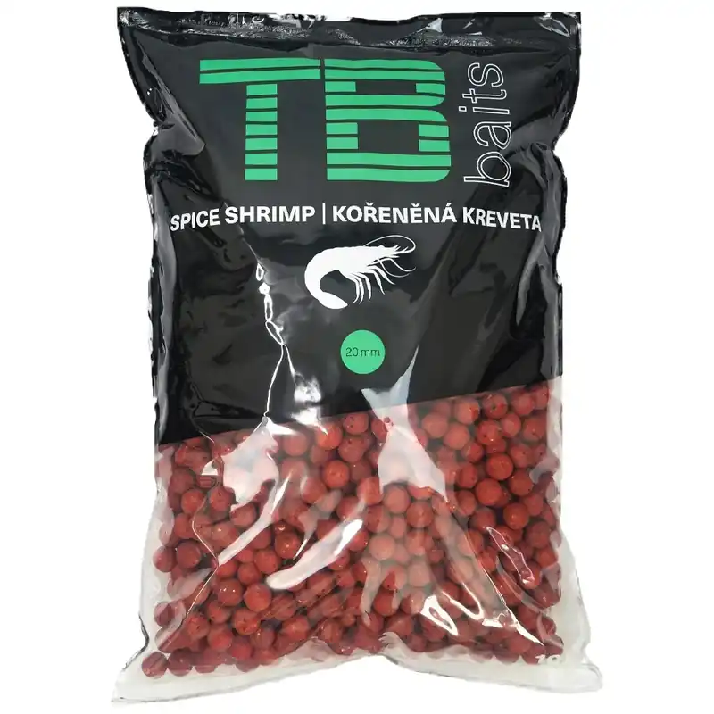 Oblíbený produkt - TB BAITS Boilie Spice Shrimp 10kg 24mm