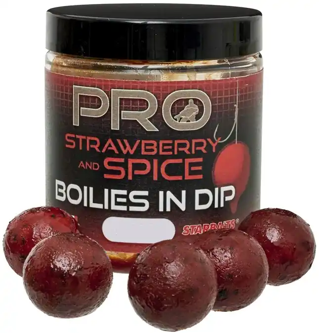 Speciální cena | STARBAITS Boilies in dip Pro Strawberry Spice 150g 24mm
