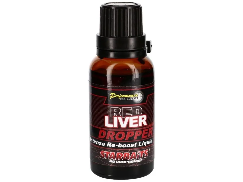 STARBAITS Red Liver Dropper 30ml - Novinka v nabídce